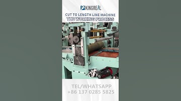 Fly Shearing Stop To Shearing Metal Cut To Length Line Machine, Sheet Cutting Machine