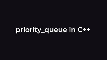 What is priority queue in C++?