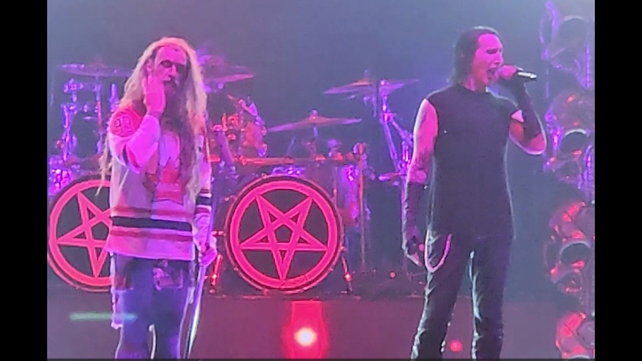 Rob Zombie et Manson.