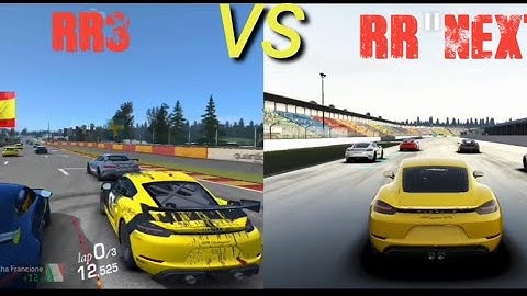 REAL RACING 3 VS REAL RACING NEXT COMPARISON GRAPHICS AND SOUND GAMEPLAY ( Android/ios )