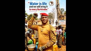 water to every Burkinabe. Captain declares 💪 #africa #sahel #highlights