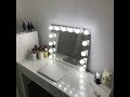 DIY Home Vanity mirror with lights | Under £30