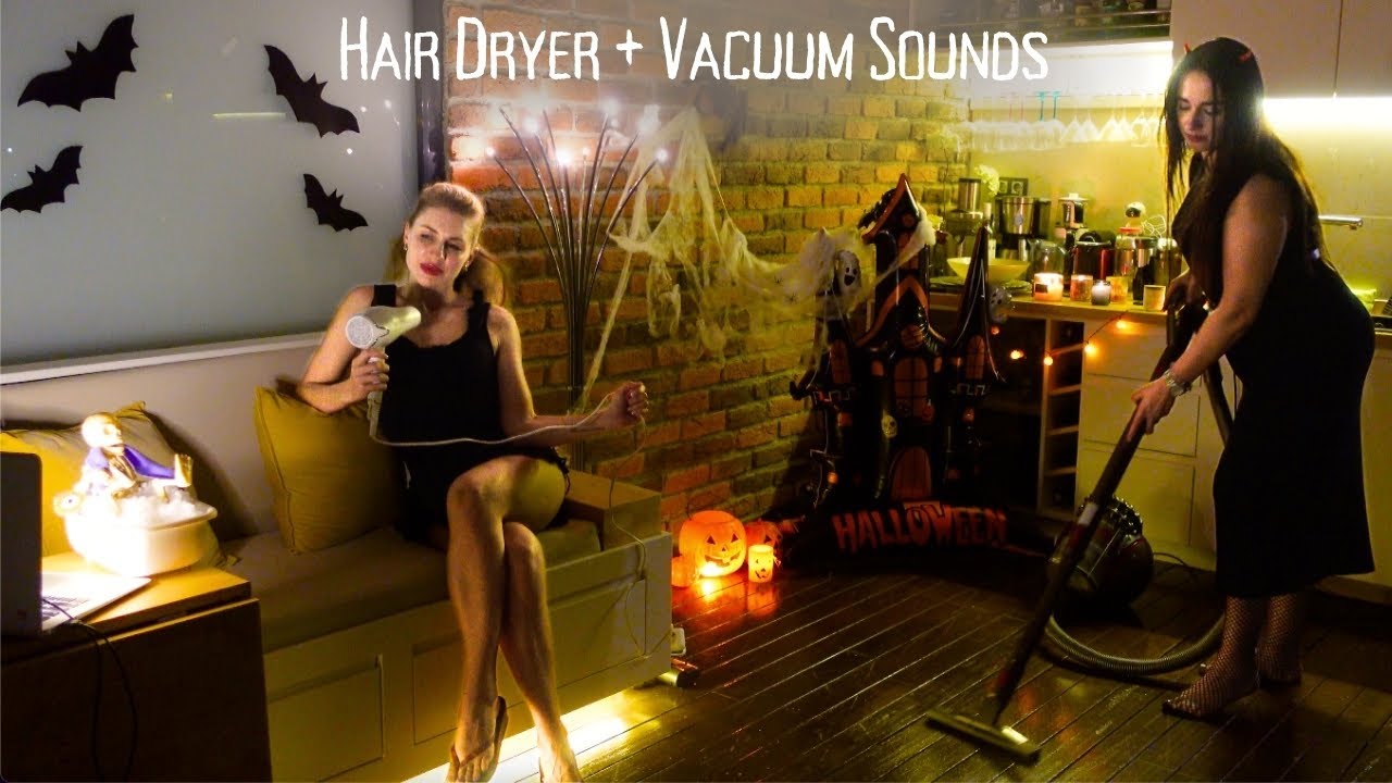 8 Hrs Relaxing Hair Dryer + Vacuum Sound for Melting the Stress Away