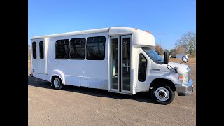 Player Profile 2012 Ford E450 Super Duty 21 Passenger Goshen Coach Handicap Shuttle Bus VN8988 Lot#214