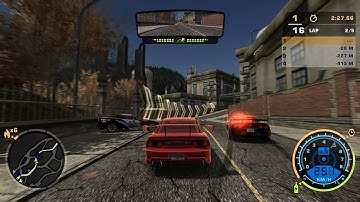 NFS Most Wanted REDUX V3 - Nissan 240SX VS 15 Opponents + Max Level Cops