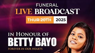 Betty Bayo's burial Ceremony
