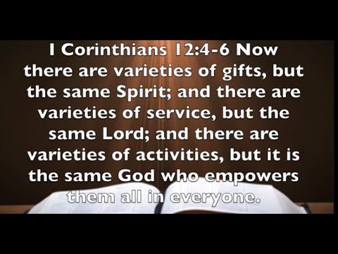 I Corinthians 124 6 Your Place In Life And Ministry