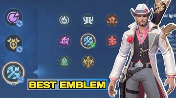 CLINT BEST EMBLEM ONE SHOT ONE KILL - Mobile Legends