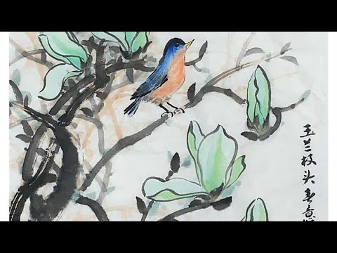 中国の画 中国書家 企周 成扇 戊寅(98年） 老師図 中国書画 古玩