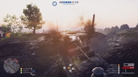 Battlefield 1 - Super Heavy Tank Kill Streak! (No Death)