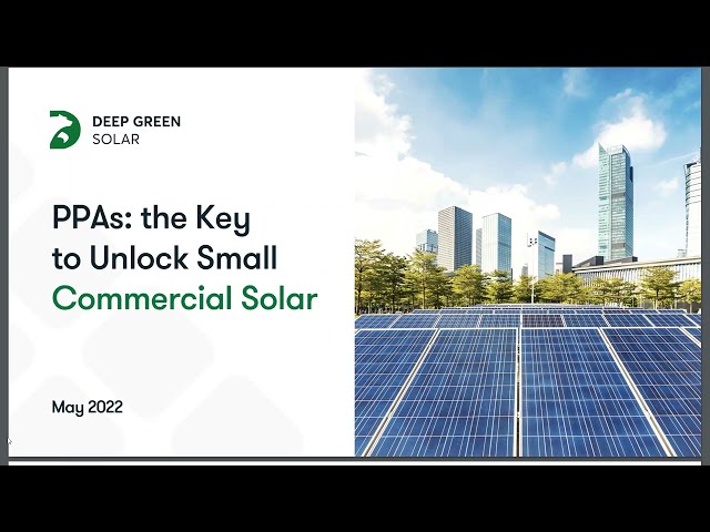 Introduction to Deep Green Solar