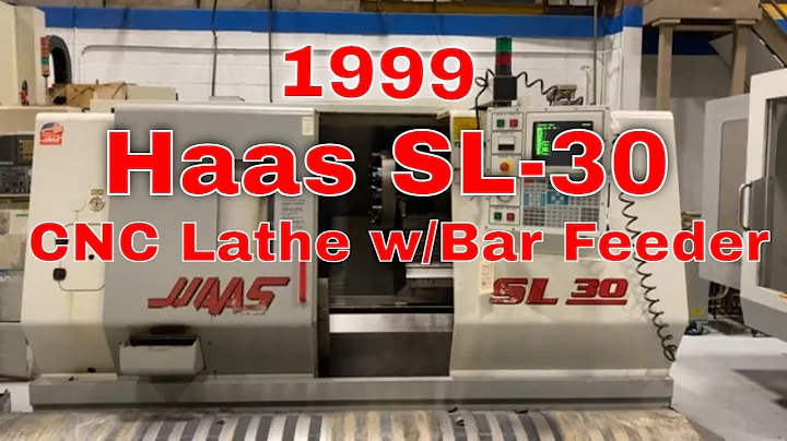 Haas SL-30 CNC Lathe with Haas Servo Bar 300 Bar Feeder For Sale