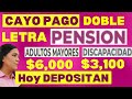 Ya ESTAN DEPOSITANDO PENSION✅DOBLE Letra ADULTO MAYOR💰🎇Confirmado HOY por BIENESTAR💳🤑
