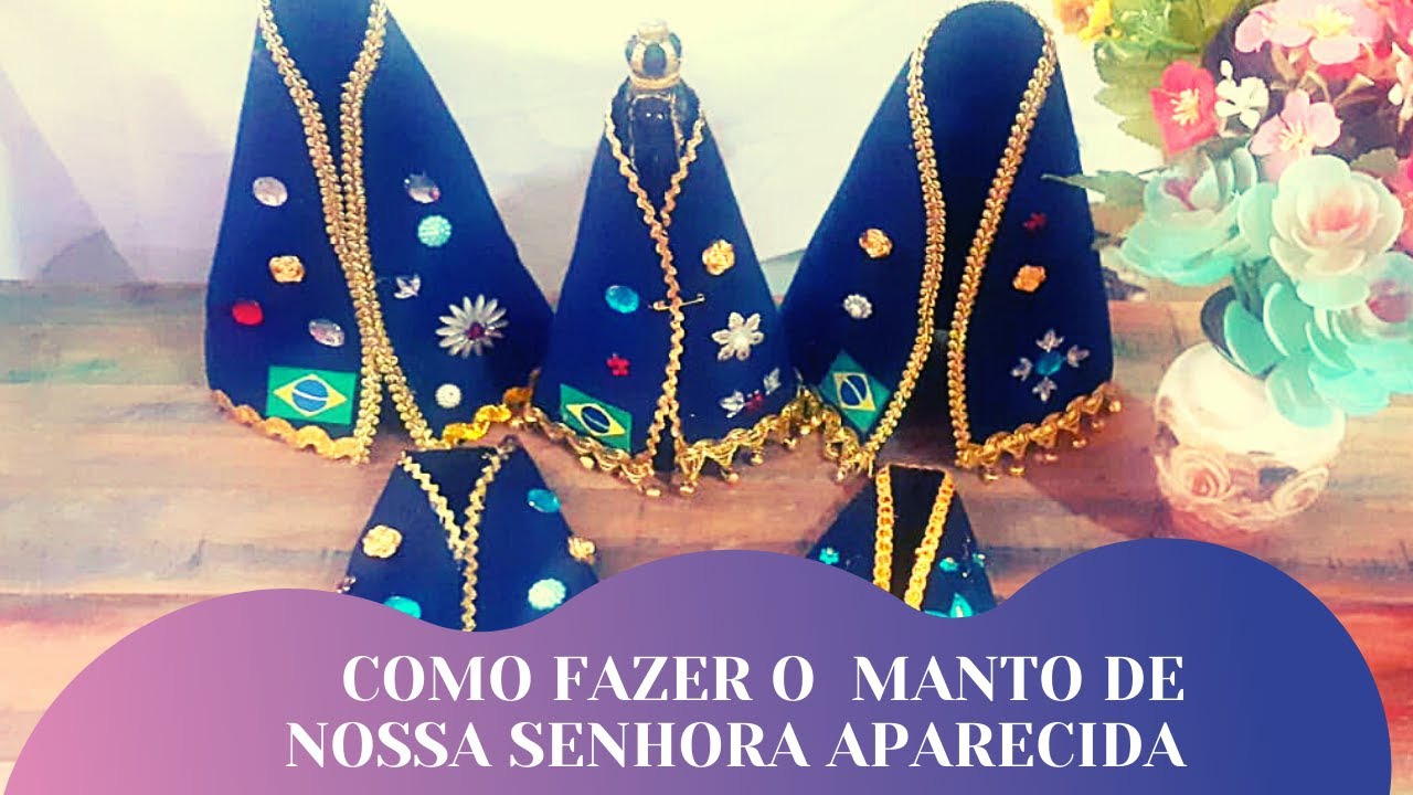DIY | Como fazer o manto de Nossa Senhora Aparecida!