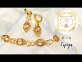 PULSERA Y ARETES DUO ESPIGA 💎🌟 | Alambrismo