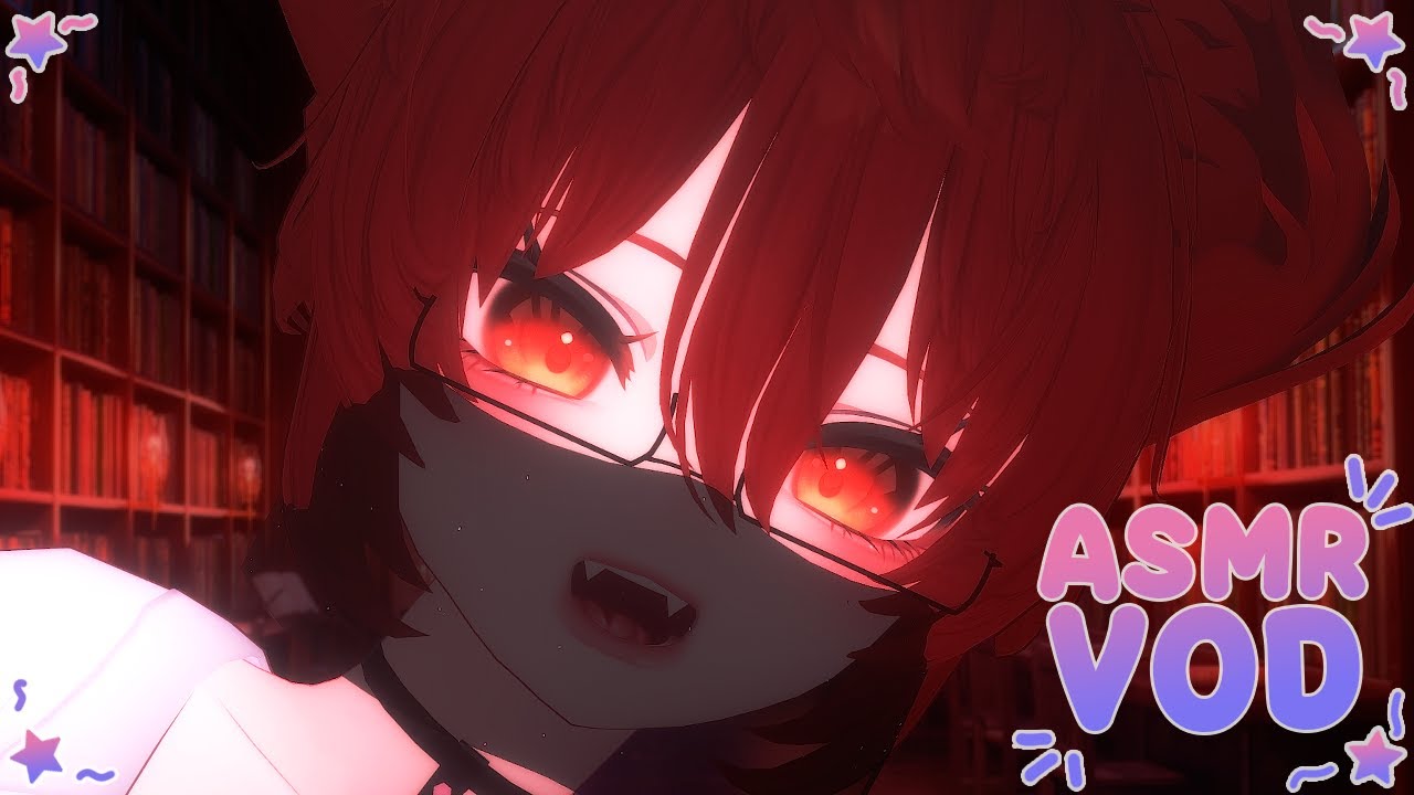 Relaxing ASMR for deep sleep tingles 💤| Haircut  Kisses  Shhh it's okay | Vtuber ASMR 3Dio