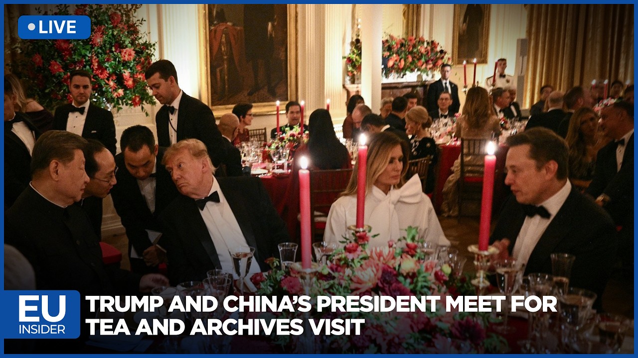 LIVE | Trump Hosts China’s President as They Visit National Archives | AA114