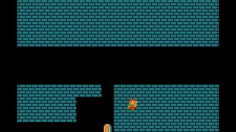 SMB1 - level 4-2 - trying to TAS the blazit wall clip