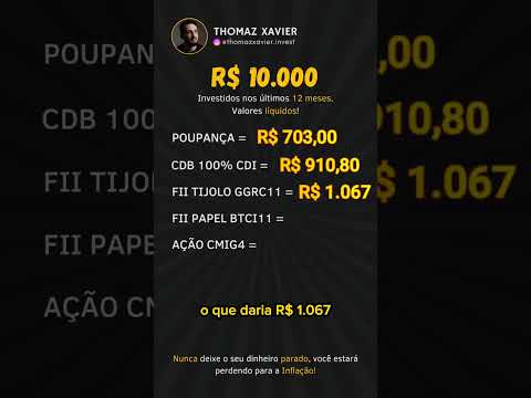CHEGA DE POUPANÇA!