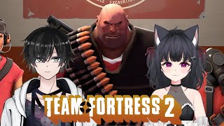 Heavys Big Gun vs Exhibit and Peachys Even Bigger Mouths (Team Fortress 2)