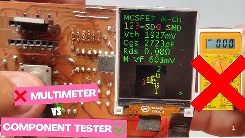 DIY New Universal Component Tester with Arduino