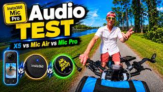 Insta360 Mic Pro vs Mic Air vs X5 - Audio Test #insta360 #insta360micpro @insta360