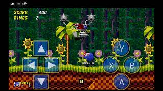 Classic sonic simulator jungle jewels act 2 screenshot 2