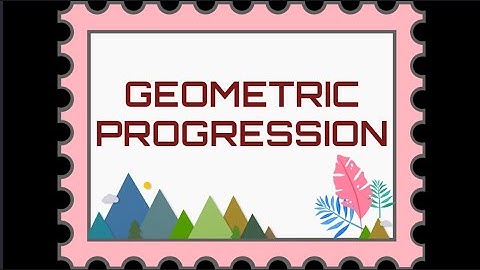 [EASY] Geometric Progression - Past-Year Questions #SPM2020 #ADDMATHS