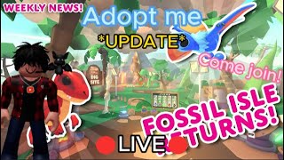 🔴LIVE - Roblox - Adopt Me! - Fossil Isle Returns update - (Come Join)!