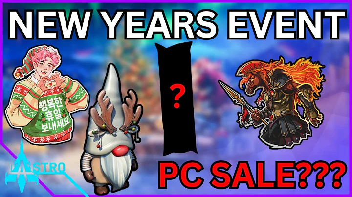 Limited Time Decorations + Snowball Event + PC SALE - New Years Events!!!