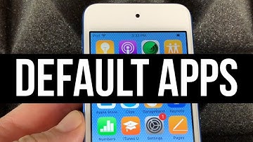 iPod touch 7th gen Default Apps