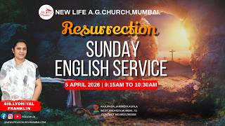 🔴 🅻🅸🆅🅴  SUNDAY ENGLISH SERVICE | NEW LIFE AG CHURCH MUMBAI | 05TH APRIL 2026