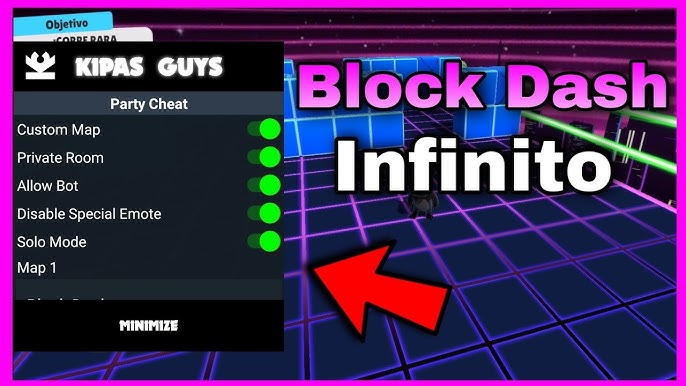 Cómo jugar a Block Dash infinito en Stumble Guys