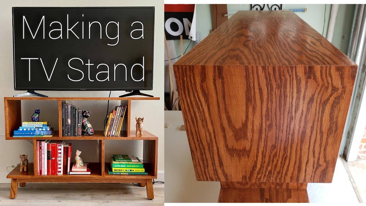 Making a Modern Red Oak TV Stand (Will Harrison Jam) YouTube