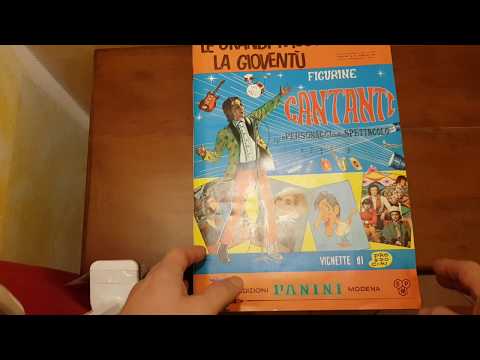 Album figurine Panini Cantanti 1968