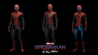 Spider-Man: No Way Home - 3D Model Suits Showcase (scrapped showcase)