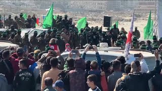Hamas frees 3 hostages, Israel releases Palestinians as part of ceasefire deal