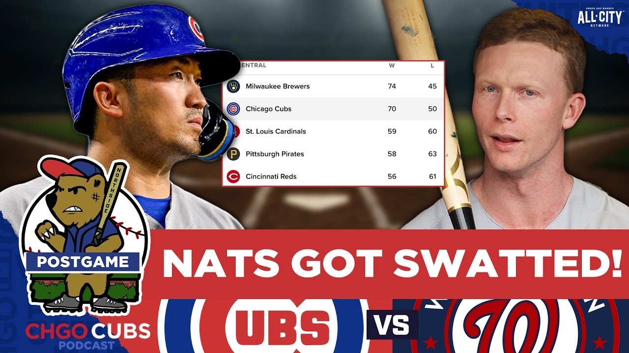 CUBS POSTGAME: Cubs ROLL! Pete Crow-Armstrong Leads Chicago Past Nationals | CHGO Cubs