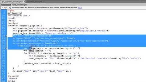 Ajax Pagination Tutorial PHP MySQL Database Results Paged With JavaScript medium