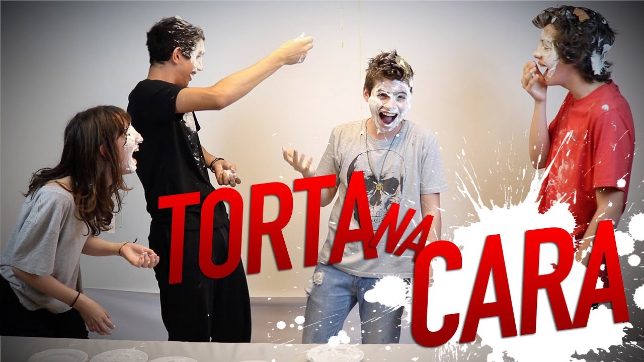 TORTA NA CARA com melhores amigos