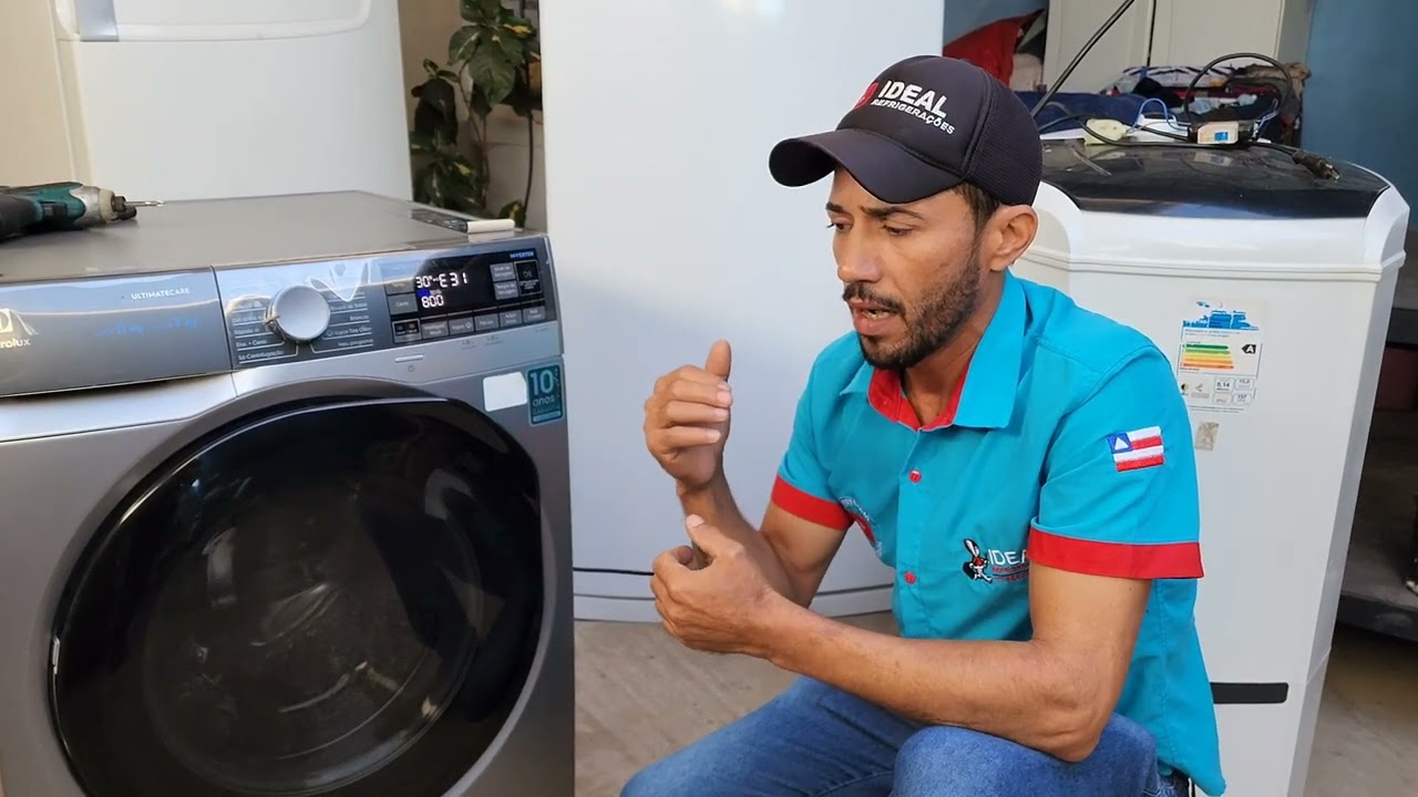 Lava e seca Electrolux LSW 11 não inicia as funções, dando erro E31.Saiba o porque.