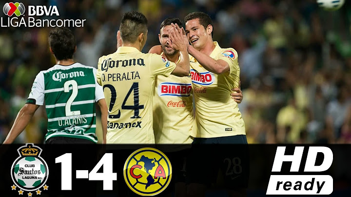 SANTOS  1-4  AMERICA  RESUMEN  [ PASIÓN AGUILA ]