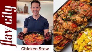 One Pan Chicken Stew - Super Easy Recipe
