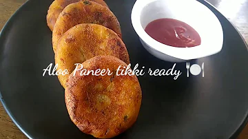 Aloo paneer tikki | Indian snacks recipes