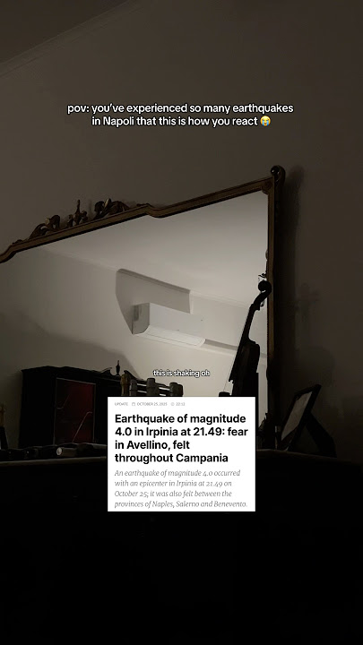 experiencing an earthquake in napoli 😬🇮🇹#earthquake #terremoto #napoli