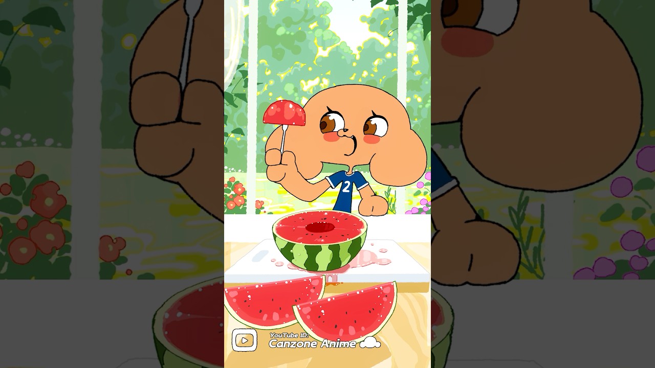 Watermelon and Shaved Ice スイカとかき氷
