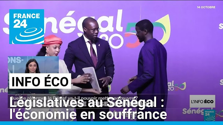 Législatives au Sénégal : l'économie en souffrance • FRANCE 24