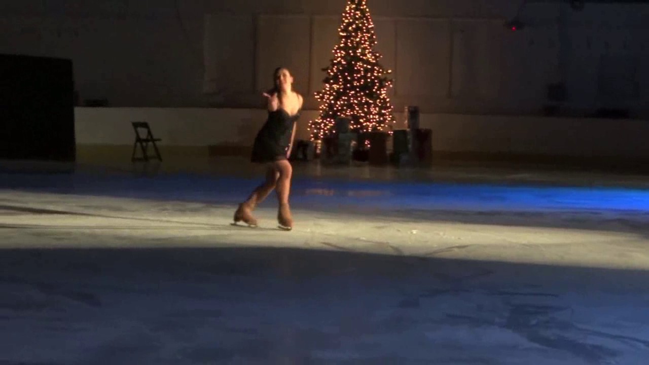 Melanie Hern skates "Unsteady" Solo 2016 12 17 YouTube