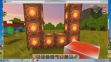 Cách tạo cánh cổng địa ngục trong Mini World.