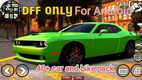 40+ car mod pack in gta sa in Android||squidu gamer||for free||no txd tool required